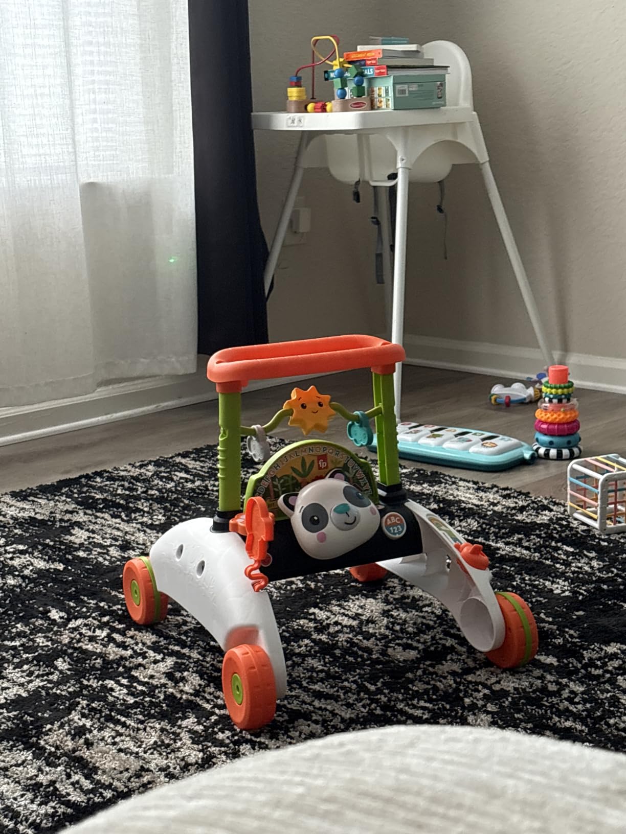 Fisher-Price 2-Sided Steady Speed Panda Walker, Interactive Baby Walking Toy with Activities and Learning Songs (Amazon Exclusive) customer photo 1