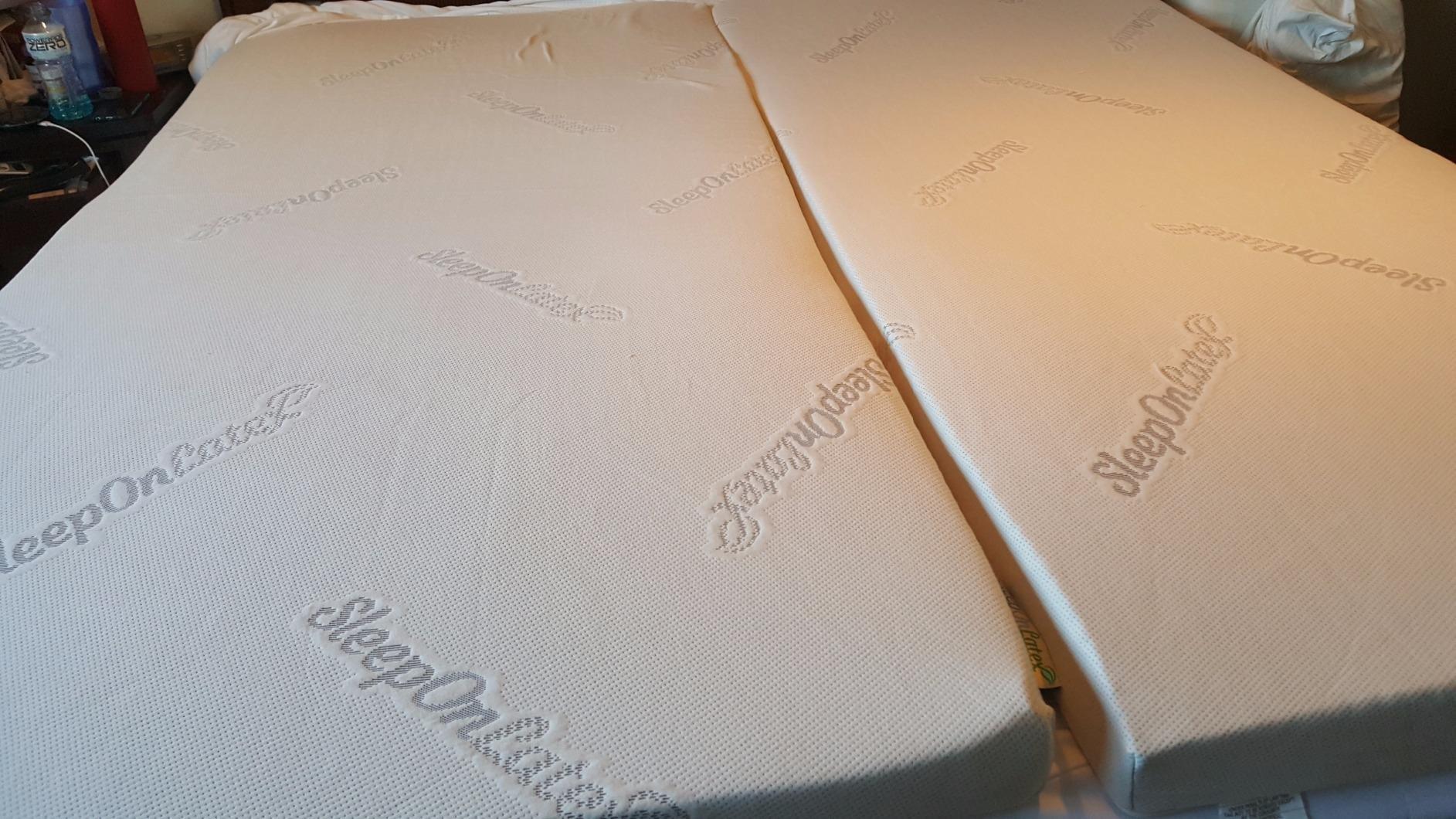Pure Green Natural Latex Mattress Topper w/Luxury Cover - Medium Firmness - 3 Inch - Cal King Size (GOLS Certified Organic) customer photo 2