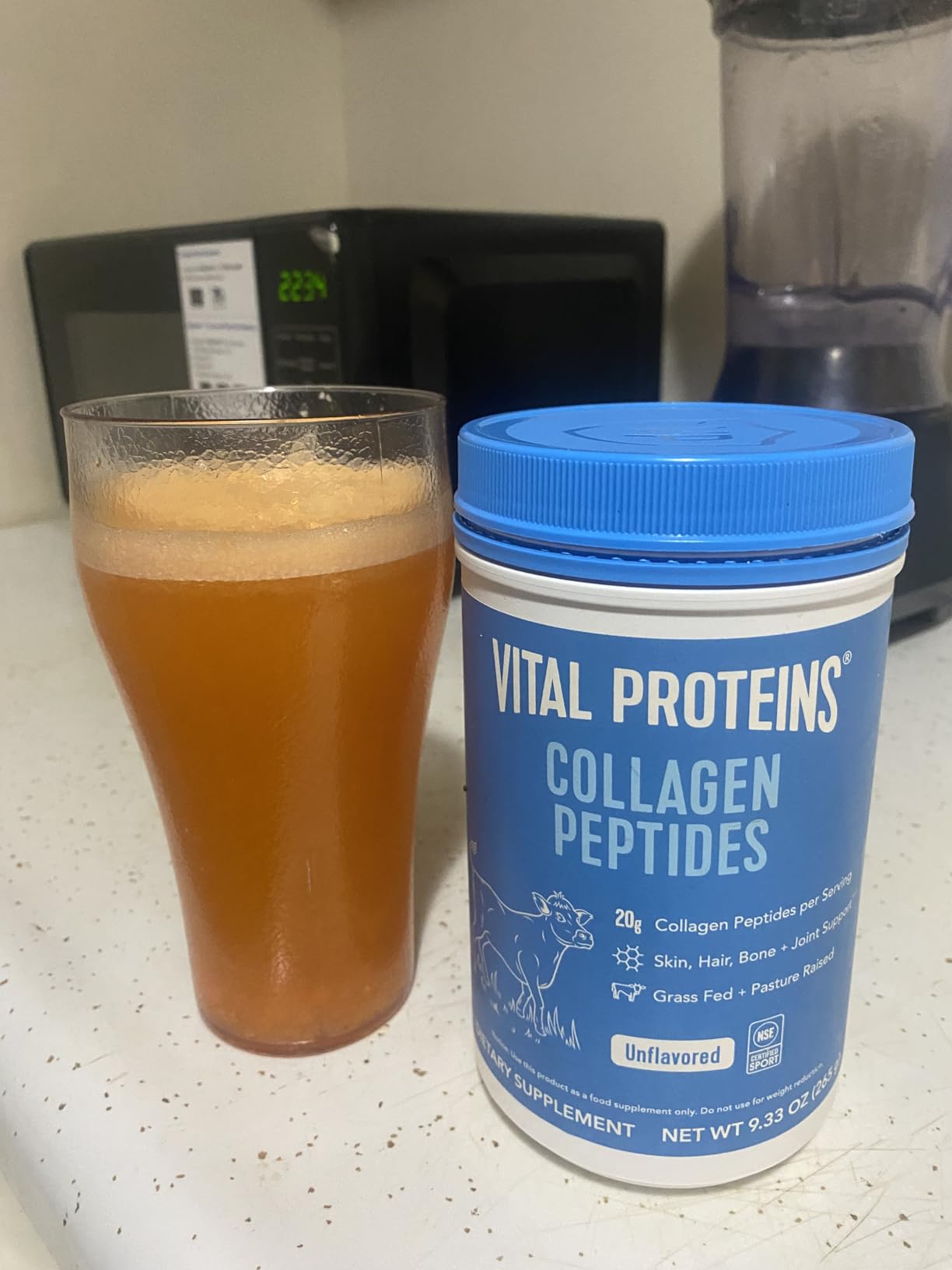 Vital Proteins Collagen Peptides Powder - Supports Hair, Nail, Skin, Bone & Joint Health, Unflavored, Collagen Protein 9.33 OZ customer photo 2