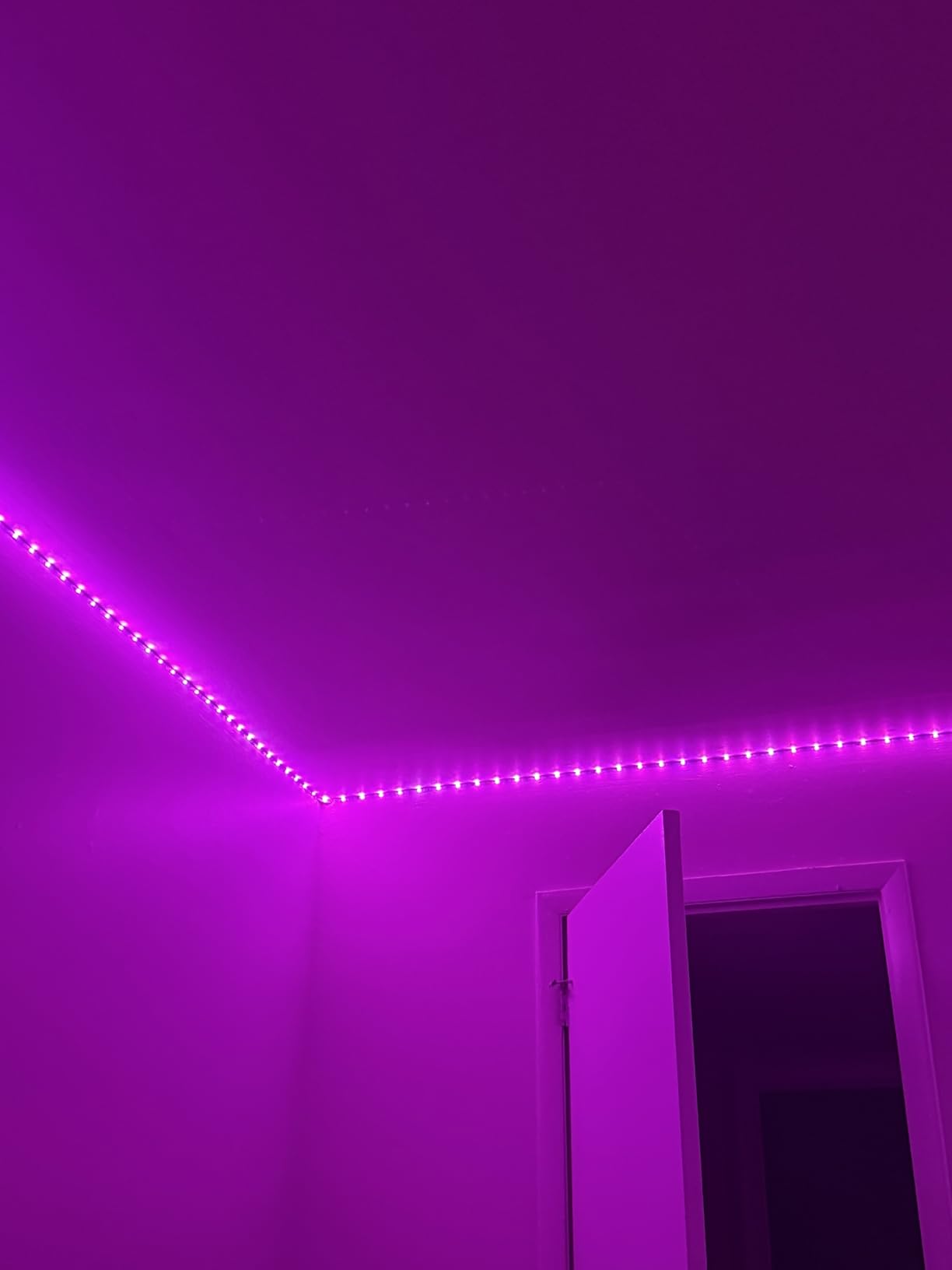 Govee 100ft RGBIC LED Strip Lights, Smart LED Lights Work with Alexa and Google Assistant, LED Lights for Bedroom WiFi App Control Segmented DIY Multiple Colors, Color Changing Light, (2 x 50ft) customer photo 1