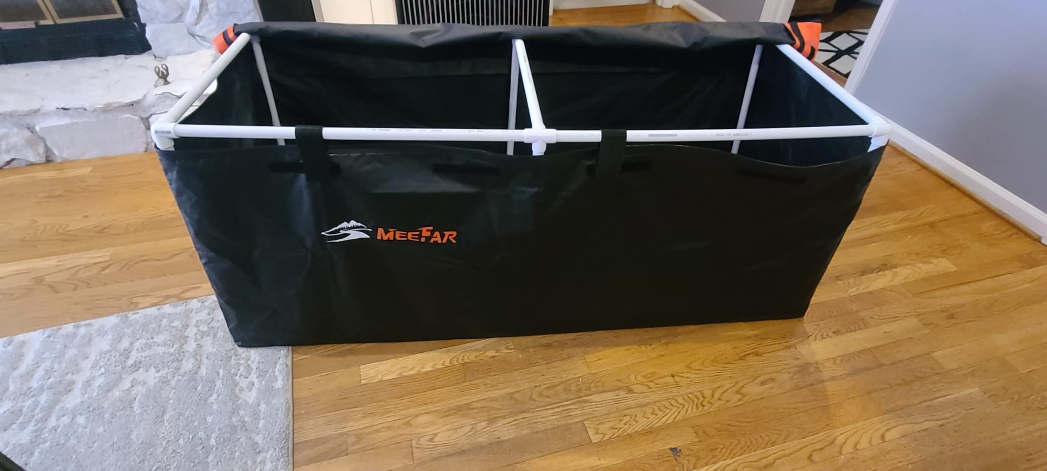 MeeFar Rooftop Cargo Carrier Car Roof Bag 21 Cubic Feet 100% Waterproof Car Top Carrier, Fits All Vehicle with/Without Rack,Include Anti-Slip Mat,10 Reinforced Straps,6 Door Hooks,Luggage Lock customer photo 1