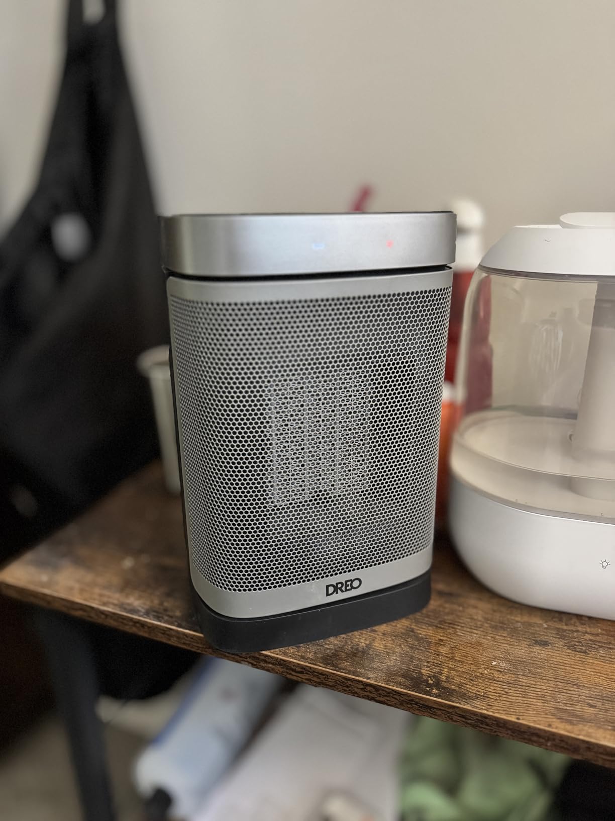 DREO Atom One Space Heater with Remote, 70° Oscillating Electric Heaters with Digital Thermostat, 1500W PTC Ceramic Heater, 12h Timer, Quiet Safety Heating, Portable Heater for Home Office customer photo 1
