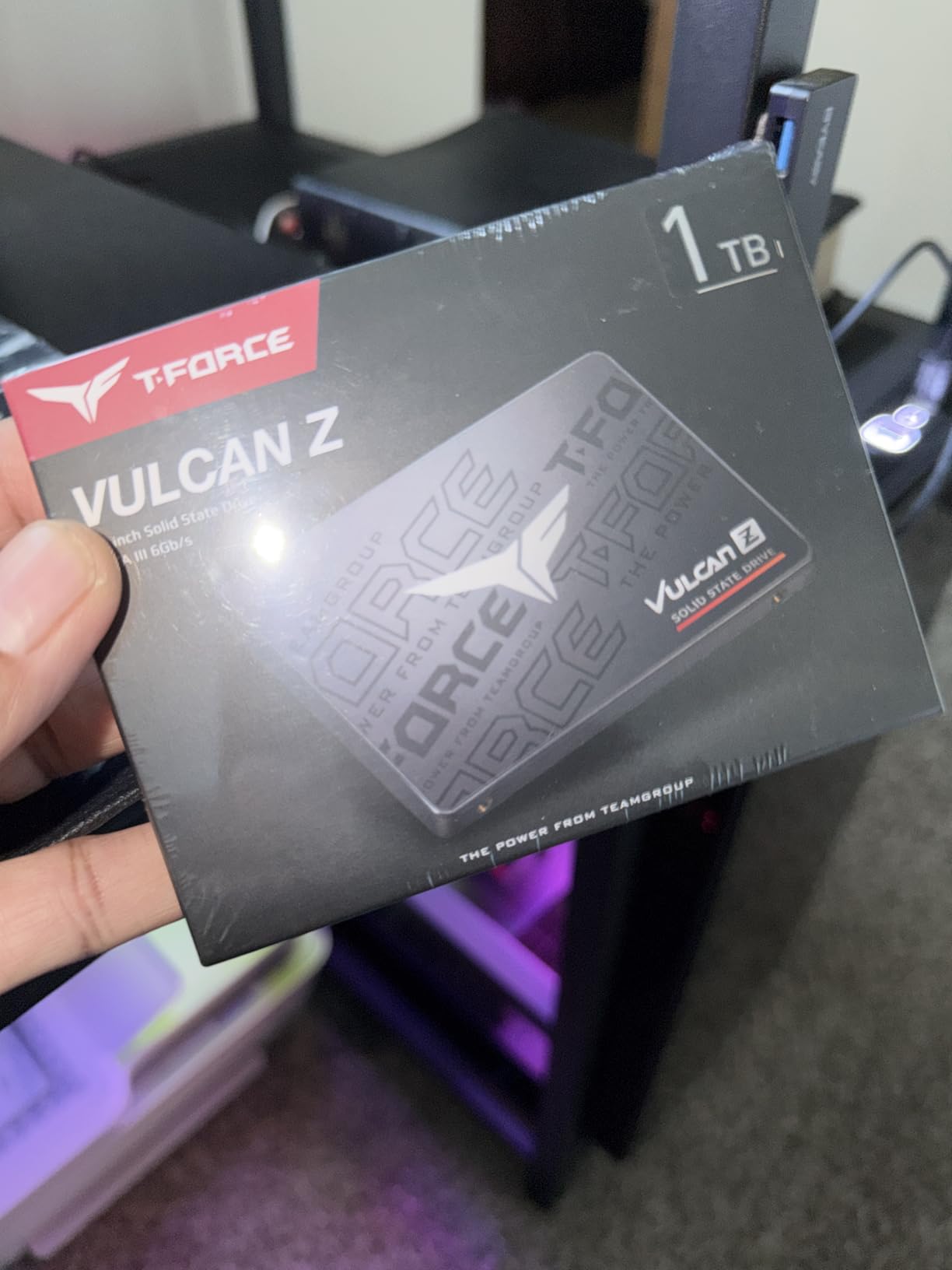 TEAMGROUP T-Force Vulcan Z 512GB SLC Cache 3D NAND TLC 2.5 Inch SATA III Internal Solid State Drive SSD (R/W Speed up to 530/470 MB/s) T253TZ512G0C101 customer photo 2