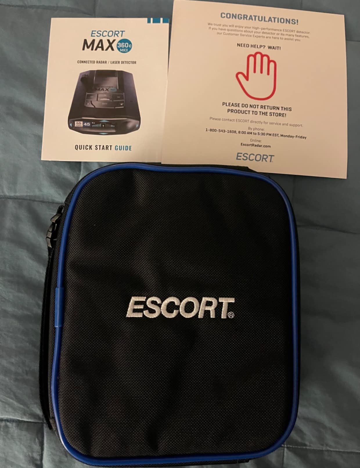 Escort MAX 360c MKII Laser Radar Detector - Dual-Band Wi-Fi and Bluetooth Enabled, 360 Degree Directional Arrows, Exceptional Range, Shared Alerts, Apple CarPlay and Android Auto Compatible, Black customer photo 2