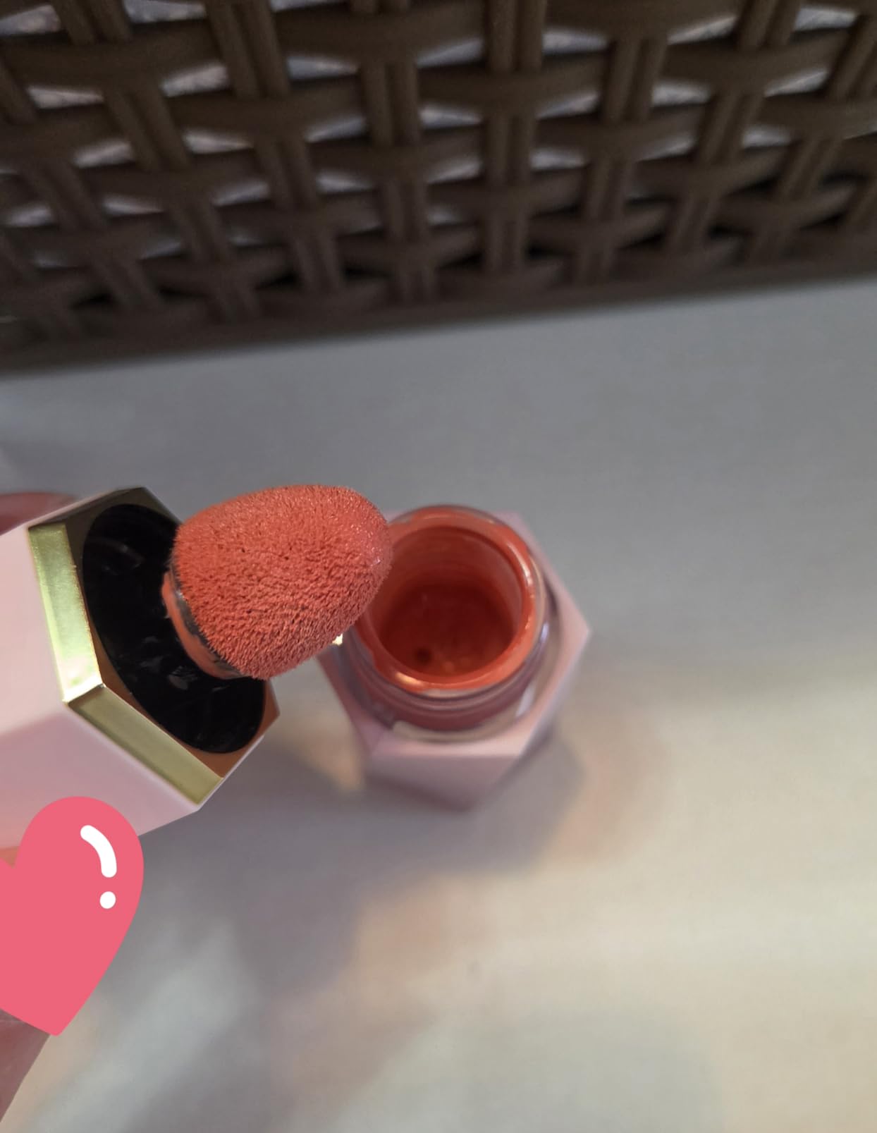 SHEGLAM Color Bloom Liquid Blush Makeup for Cheeks Matte Finish - Love Cake customer photo 2