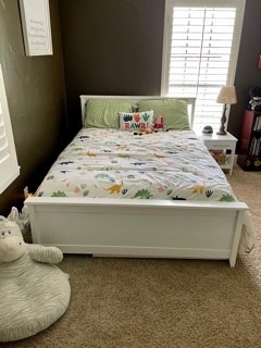 Max & Lily Twin Bed, Wood Bed Frame with Headboard for Kids with Trundle, Slatted, Walnut customer photo 1