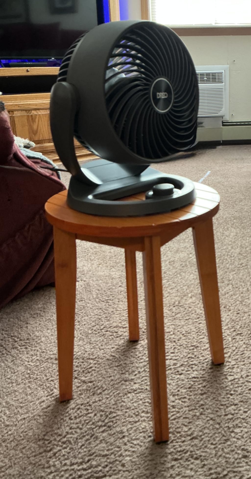 DREO Fan for Bedroom, 12 Inches, 70ft Powerful Airflow, 25db Quiet Table Air Circulator Fans for Whole Room, 120 Adjustable Tilt, 3 Speeds, Desktop Fan for Home, Office, Kitchen customer photo 2