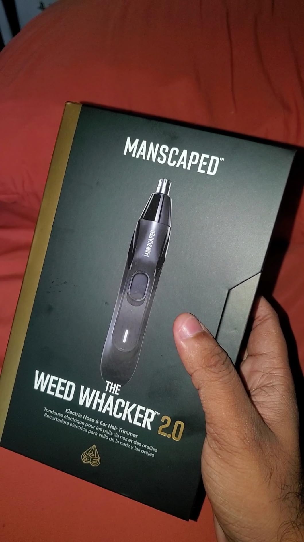 MANSCAPED The Weed Whacker 2.0 Electric Nose & Ear Hair Trimmer - 7,000 RPM Precision Tool with Rechargeable Battery, Wet/Dry, Easy to Clean, Improved Stainless Steel Replaceable Blade customer photo 2