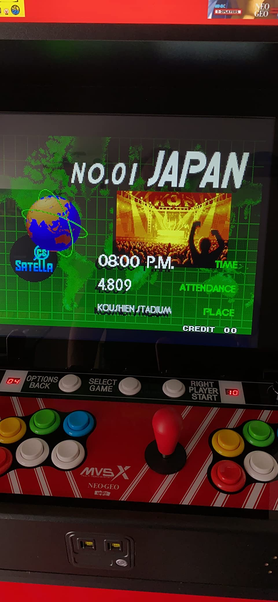 NEO-GEO MVSX Home Arcade Machine Set [Included Base, Riser and Stool] with 50 Pre-Loaded SNK Retro Games customer photo 1