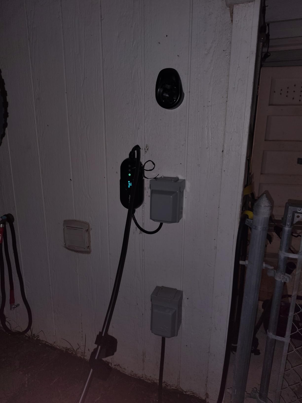 AIMILER Level 2 Tesla Charger(WiFi APP), 32A, 25ft Cable ETL Certified, 220V-240V NEMA 14-50P Plug EVSE w/Nacs Connector, Portable/Home Electric Car(EV) Charger for Tesla Model X/Y/3/S or Nacs EVs customer photo 1