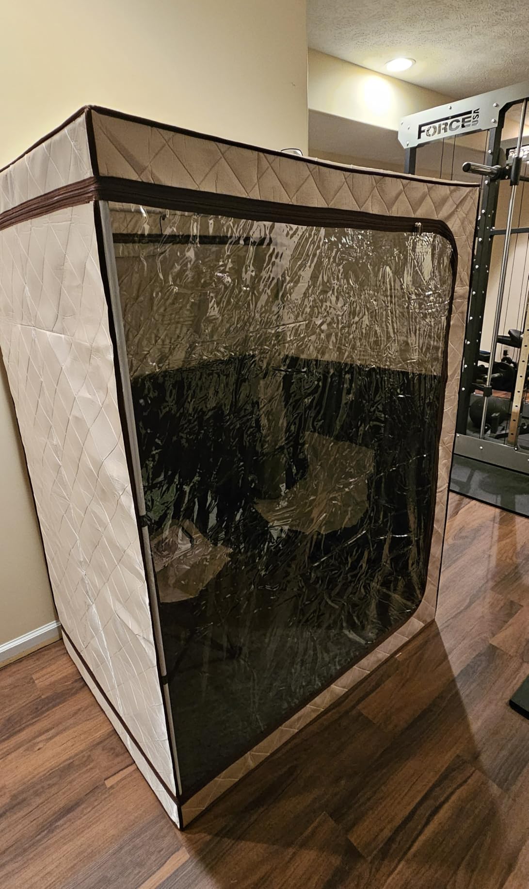 ZONEMEL 2 Person Portable Full Spectrum Infrared Sauna, Full Size Large Spa Tent with Remote Control, 1600W, Foldable Chairs & LED Therapy Light, Home Spa for Relaxation (47.2