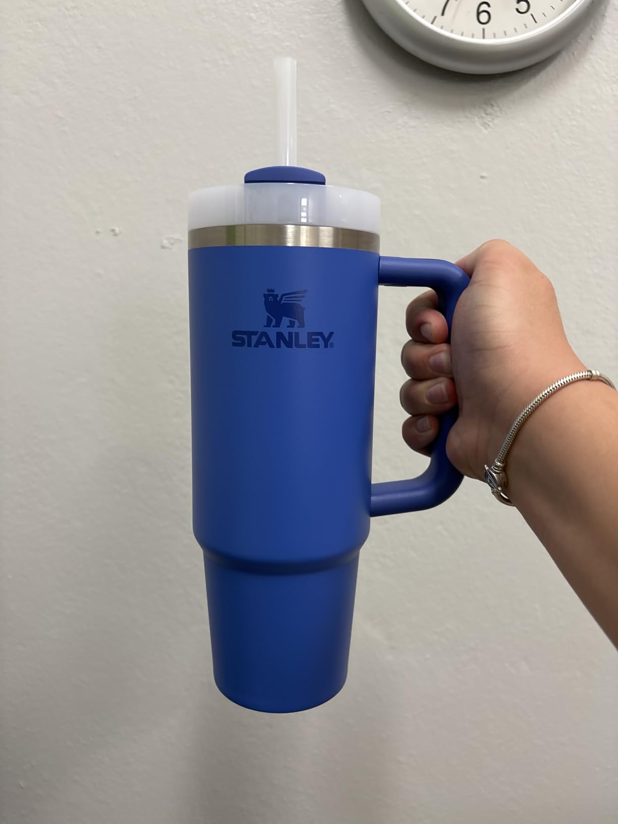 STANLEY Quencher H2.0 Tumbler with Straw 30 oz | Flowstate 3-Position Lid | Cup Holder Compatible for Travel | Insulated Stainless Steel Cup | BPA-Free | Iris customer photo 2