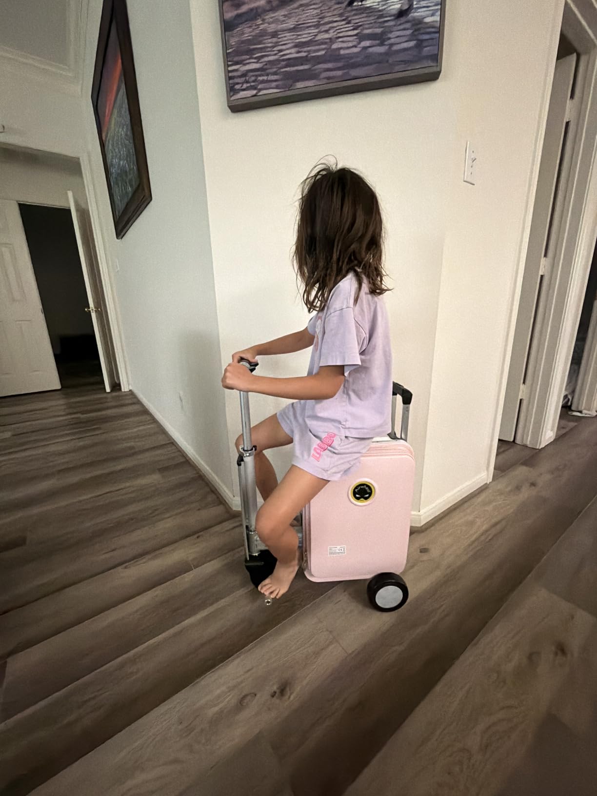 Airwheel SE3S Smart Rideable Suitcase Electric Luggage Scooter For Travel customer photo 1