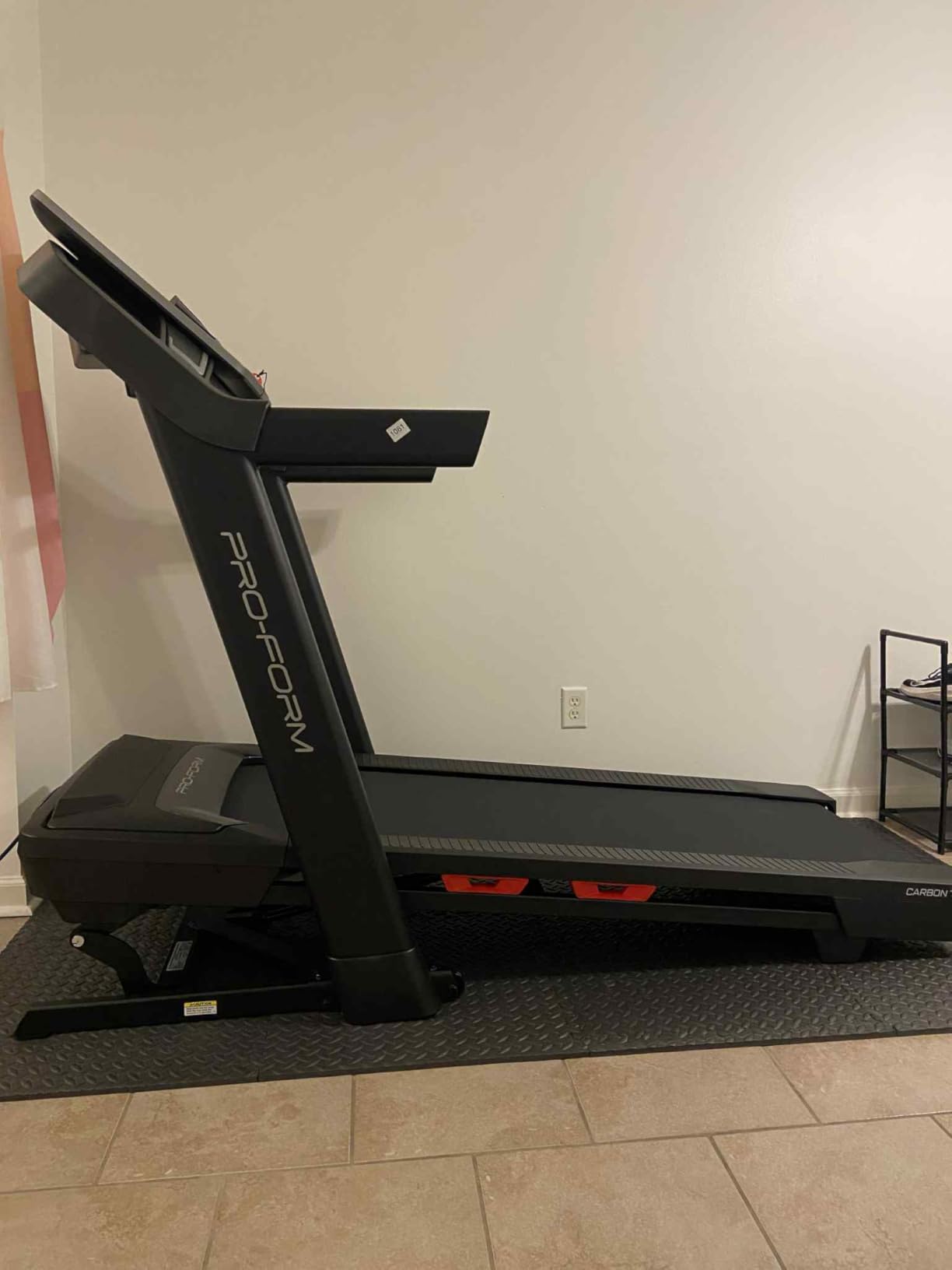 ProForm Carbon Treadmills | Foldable Treadmill for Running and Cardio Workouts with Shock Absorbing Cushioning customer photo 1