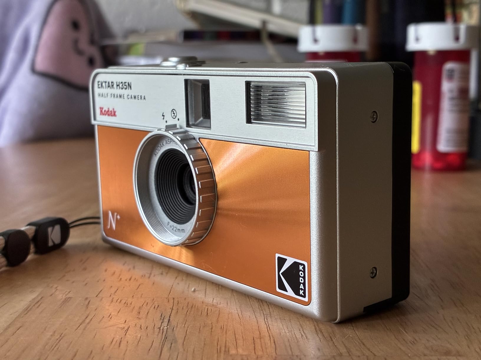 Kodak EKTAR H35N Half Frame Film Camera, Reusable, Focus-Free, Bulb Function, Built-in Star Filter (Striped Black) customer photo 1