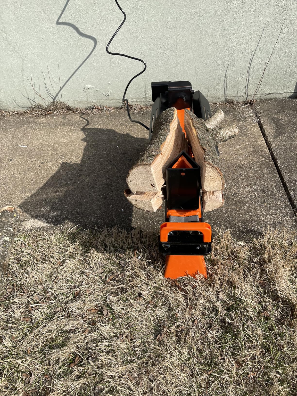 PROYAMA 7T Electric Log Splitter, 15A Motor Wood Splitter with Cross Wedge customer photo 2