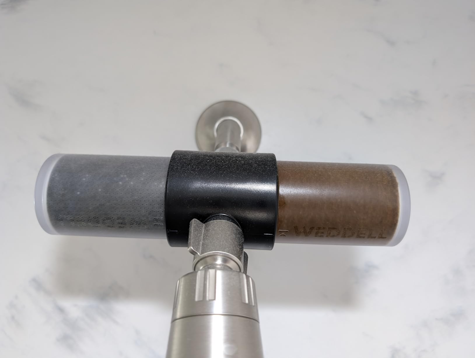Weddell Duo Shower Filter - NSF Certified Shower Filter for Chlorine Reduction, Lead-Free, Easy Installation, Award-Winning Filter for Healthier Hair & Skin (White) customer photo 2