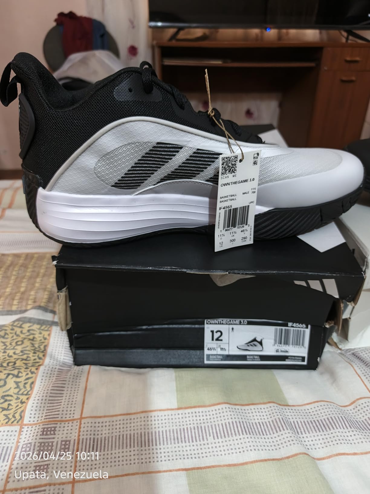 adidas Men's Own The Game 3.0 Basketball Shoe customer photo 1