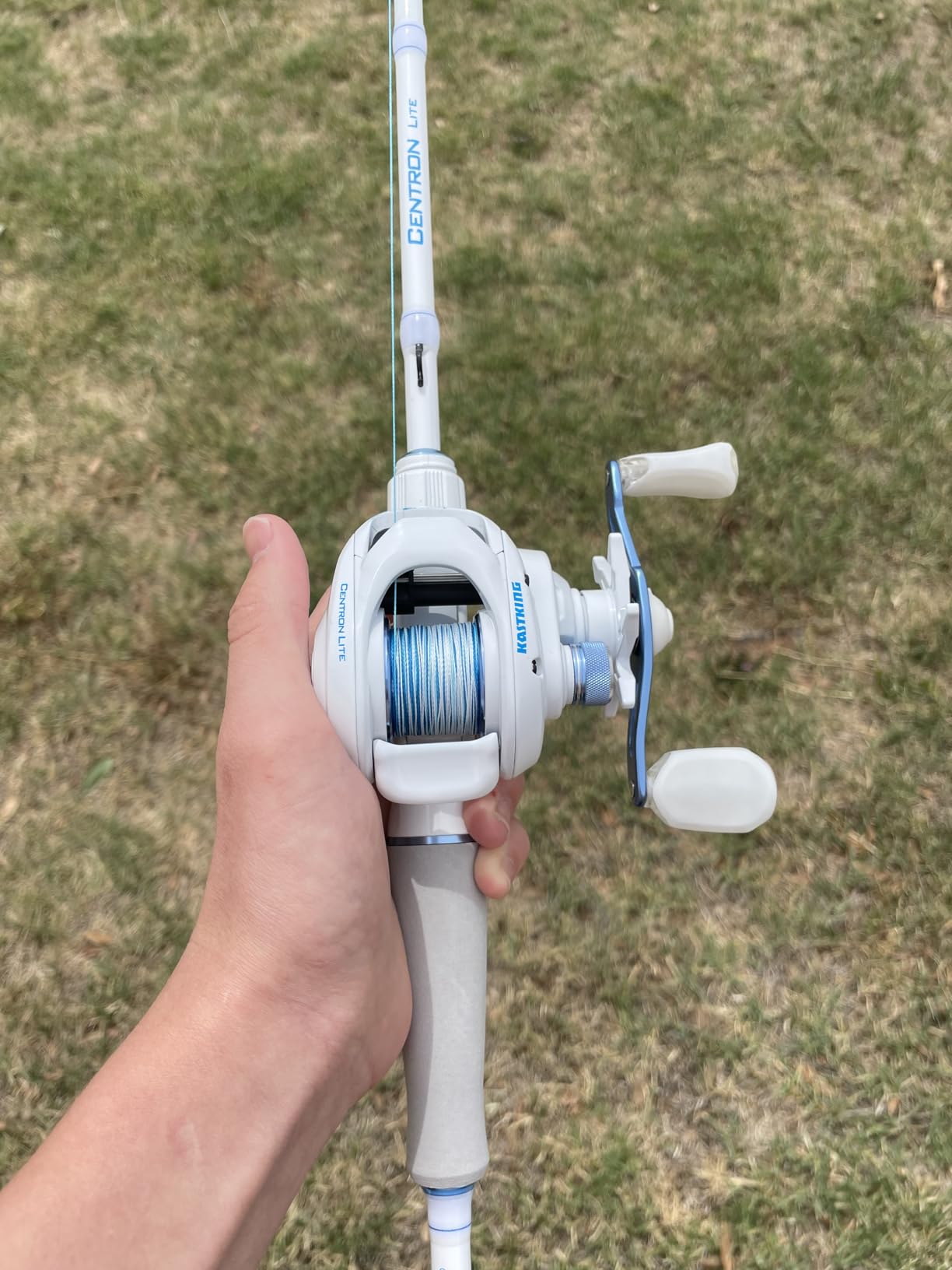KastKing Centron Lite Fishing Rod and Reel Combo, IM6 Graphite 2Pc Blanks, Stainless Steel Guides with Ceramic Rings, Contoured EVA Handles & Fighting Butt, Split or Full Rear Handle Design, 13 Models customer photo 2