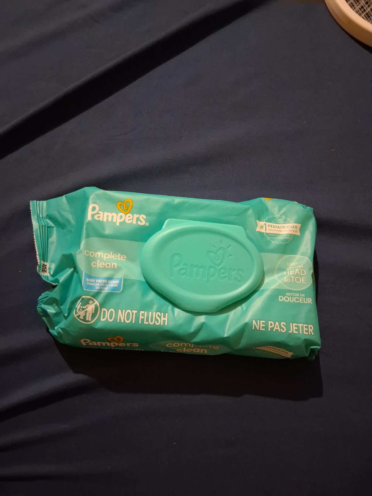 Pampers Baby Wipes, Complete Clean Baby Fresh Scented Wipe, Gently Cleans Head to Toe, 864 Total (12 Flip-Top Packs) customer photo 2