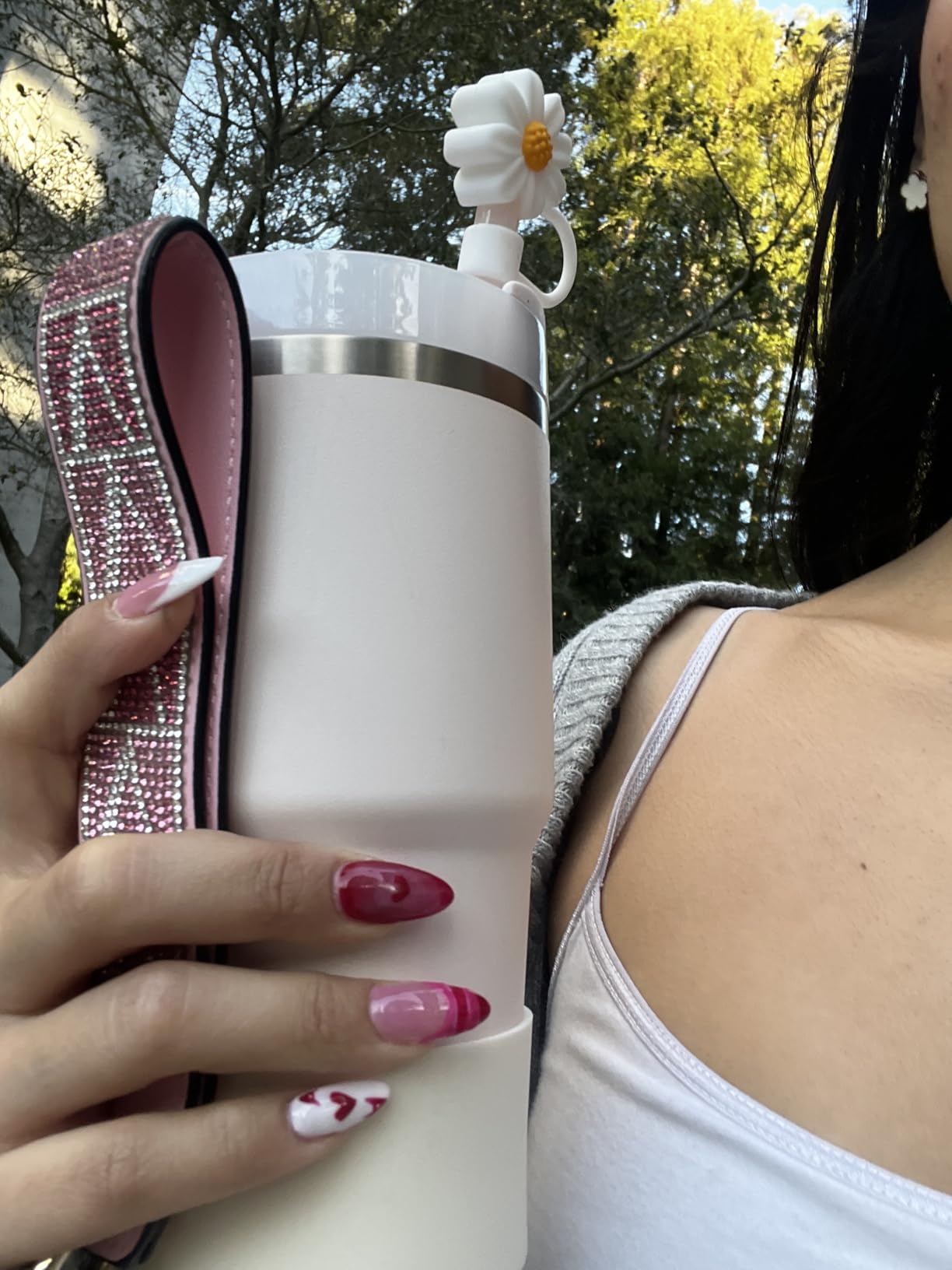 Stanley Quencher H2.0 Tumbler with Straw 20 oz | Flowstate 3-Position Lid | Cup Holder Compatible for Travel | Insulated Stainless Steel | Rose Quartz 2.0 customer photo 2