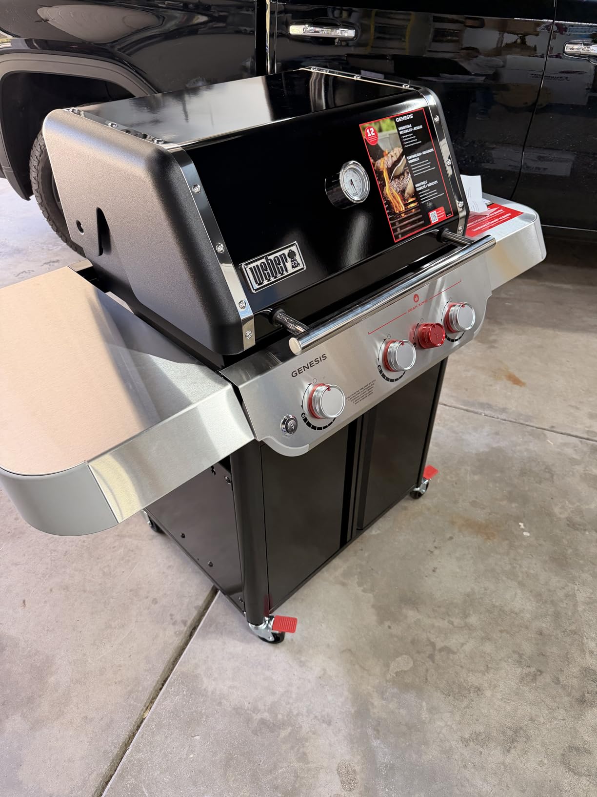 Weber Genesis E-325 Liquid Propane Gas Grill for Outdoor Cooking, 3 Burners, Black customer photo 1