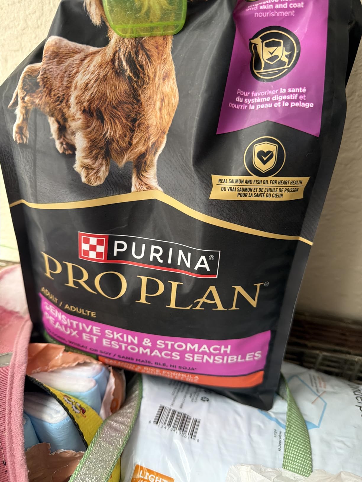 Purina Pro Plan Sensitive Skin and Stomach Dog Food Small Breed, Adult Salmon & Rice Formula - 4 lb. Bag customer photo 2