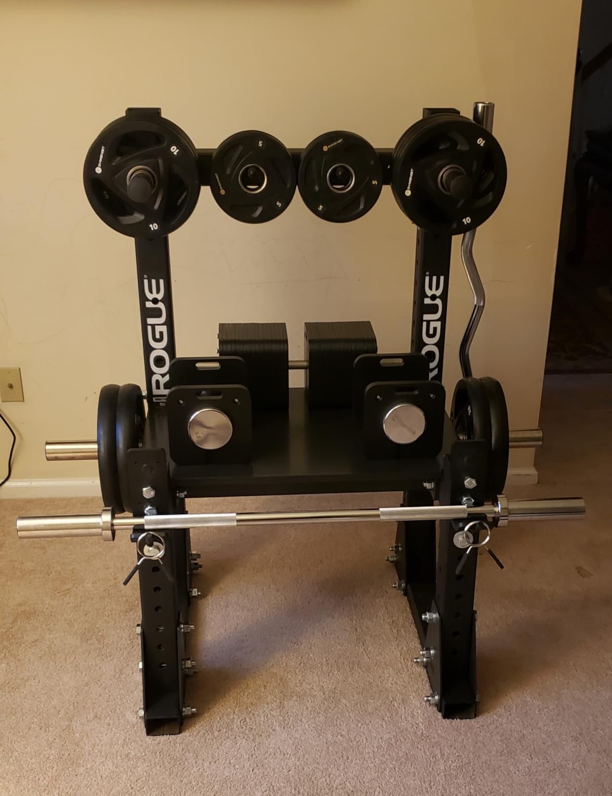 Eisenlink Adjustable Dumbbell Set, 10-50/80lb, 5lb Increments, Quick-Lock Square Weight Dumbbells for Home Gym Fitness (50/80lb×2) customer photo 1