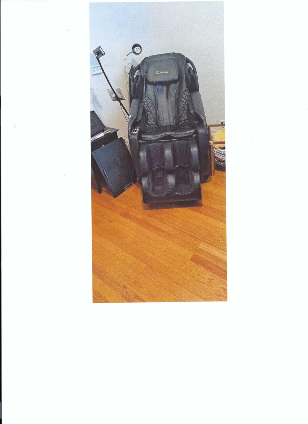 Real Relax Massage Chair Full Body with Unique Phone Controller, Zero Gravity 3D SL-Track Recliner with APP Control, Child Lock, Pause Button, Favor-06 (Black) customer photo 1