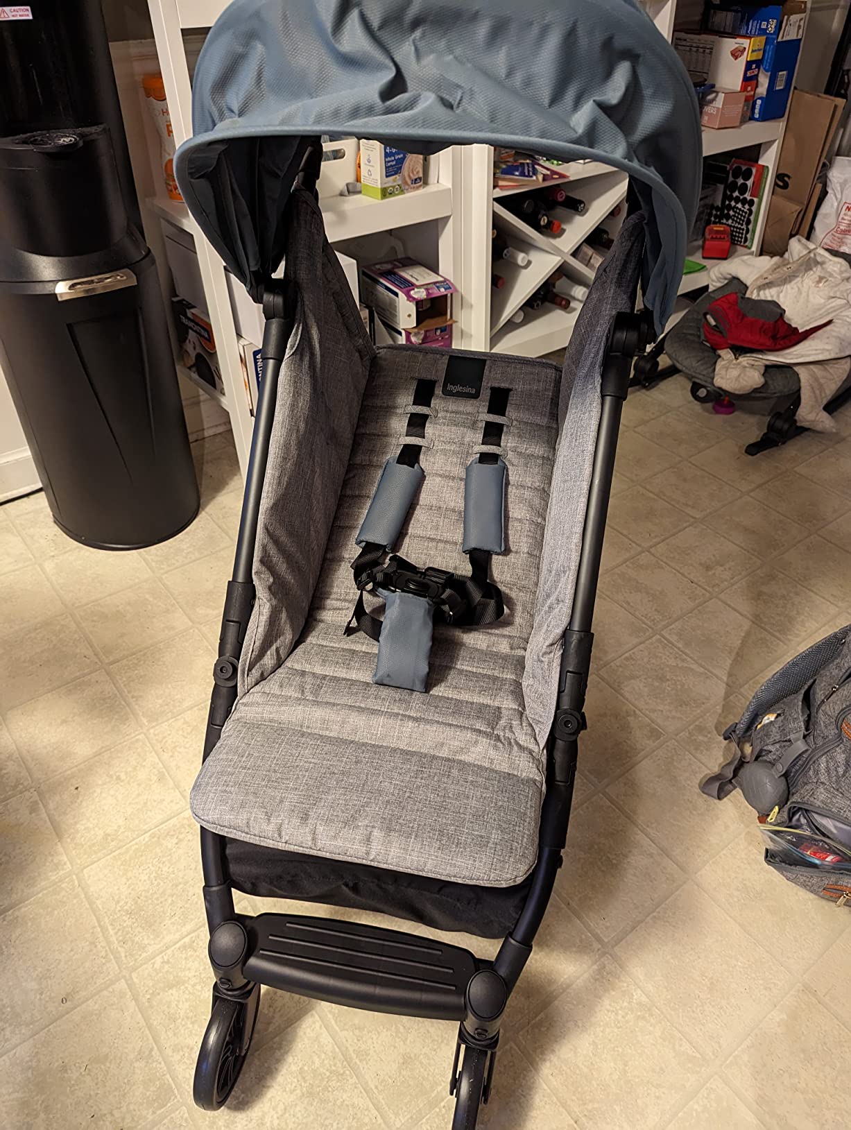 Inglesina Quid 2 Stroller - Crocodile Green - Ultra Compact Lightweight Travel Stroller, Babies and Toddlers, Airplane Overhead Foldable, Reclining Seat Collapsible Canopy, 3 Months - 50 lbs, BPA Free customer photo 2