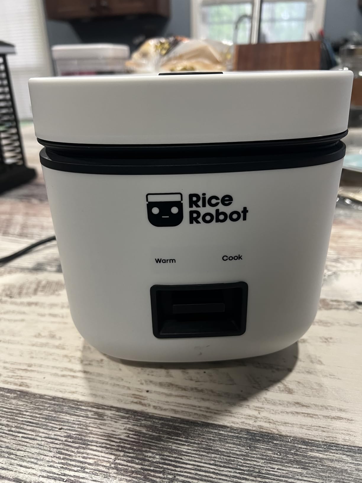 Rice Robot Personal Rice Cooker, PFAS-free, Nonstick. 1 Quart Capacity, with Stainless Steel Steamer Tray, Measuring Cups, Recipe Book with 60 Recipes, and Serving Spoon, As Seen On TV customer photo 2