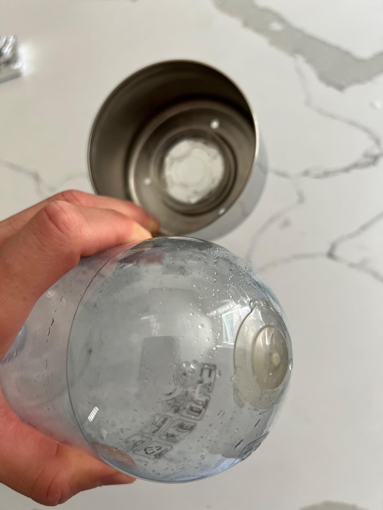 SodaStream Enso Premium Stainless Steel Sparkling Water Maker Kit - includes CO2 and Carbonating Bottle customer photo 2