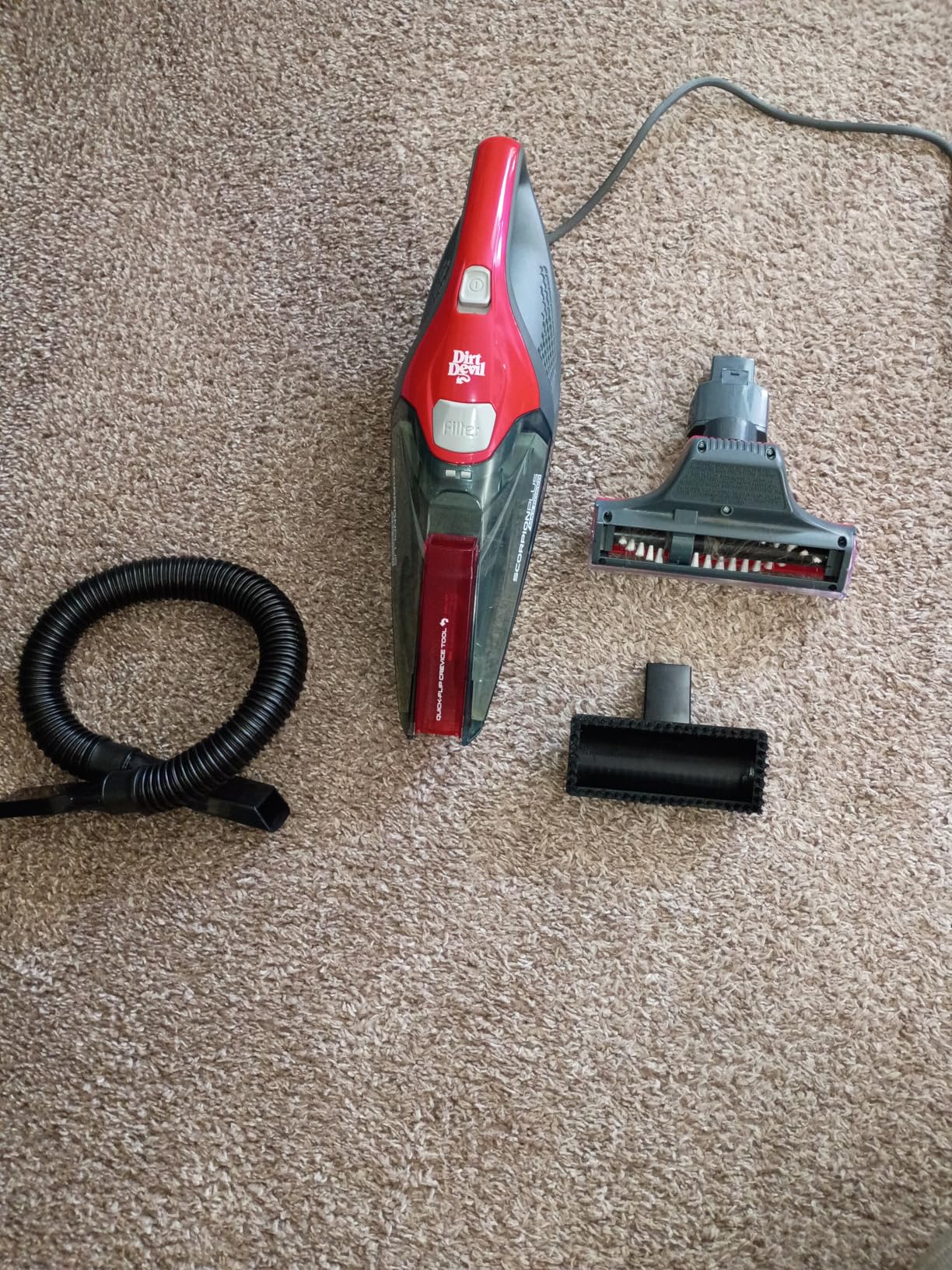 Eureka Scorpion Plus Handheld Vacuum Cleaner, Powerful Suction, Lightweight, Includes Pivoting Stair and Upholstery Tool, Crevice Tool, Corded Portable Vacuum Cleaner customer photo 1