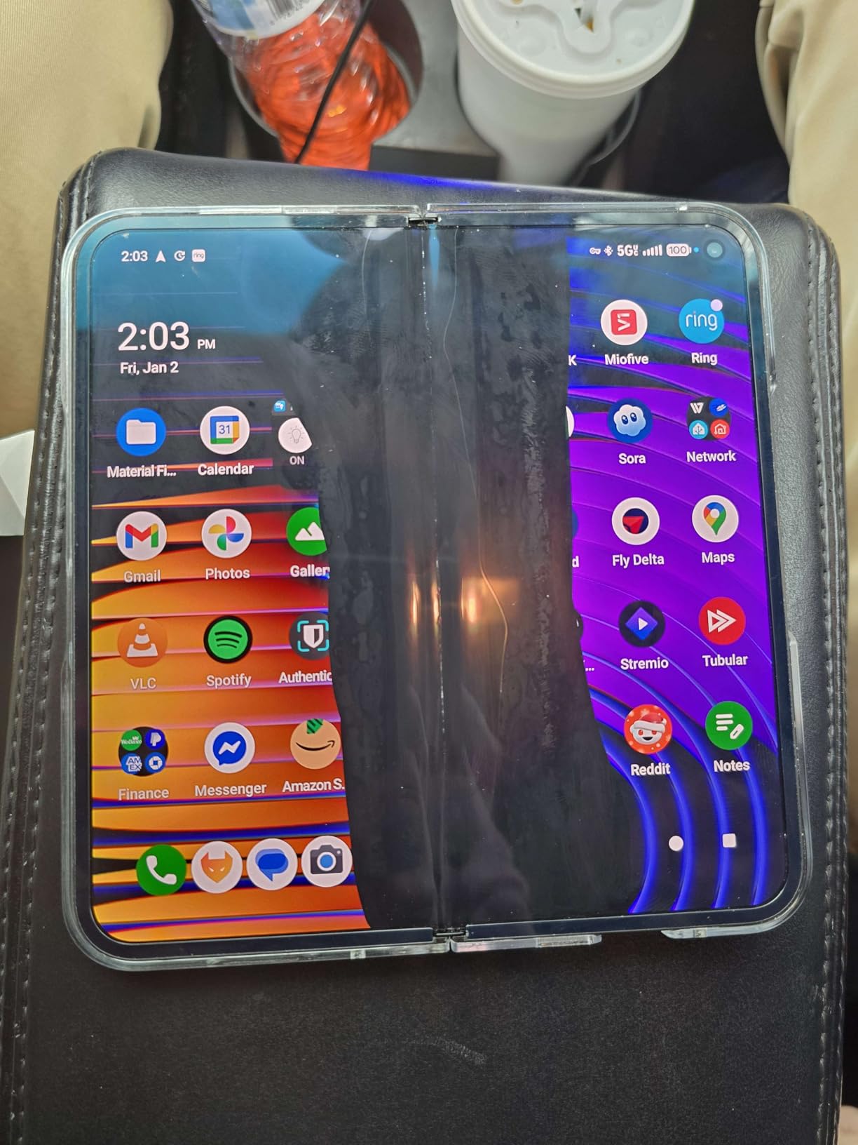 Pixel 9 Pro Fold - Unlocked Android Smartphone with Gemini, Advanced Triple Rear Camera System, Foldable Display, Hands-Free Video - Obsidian - 256 GB customer photo 2