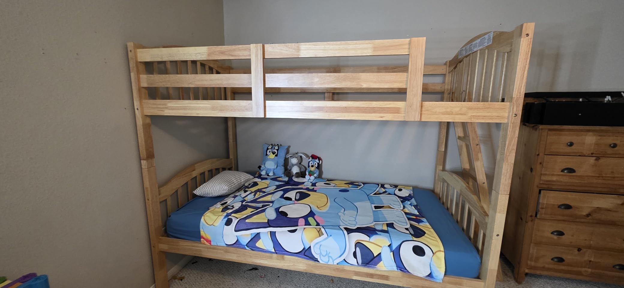 Storkcraft Long Horn Twin-Over-Twin Bunk Bed - GREENGUARD Gold Certified, Converts to 2 Individual Twin beds customer photo 2