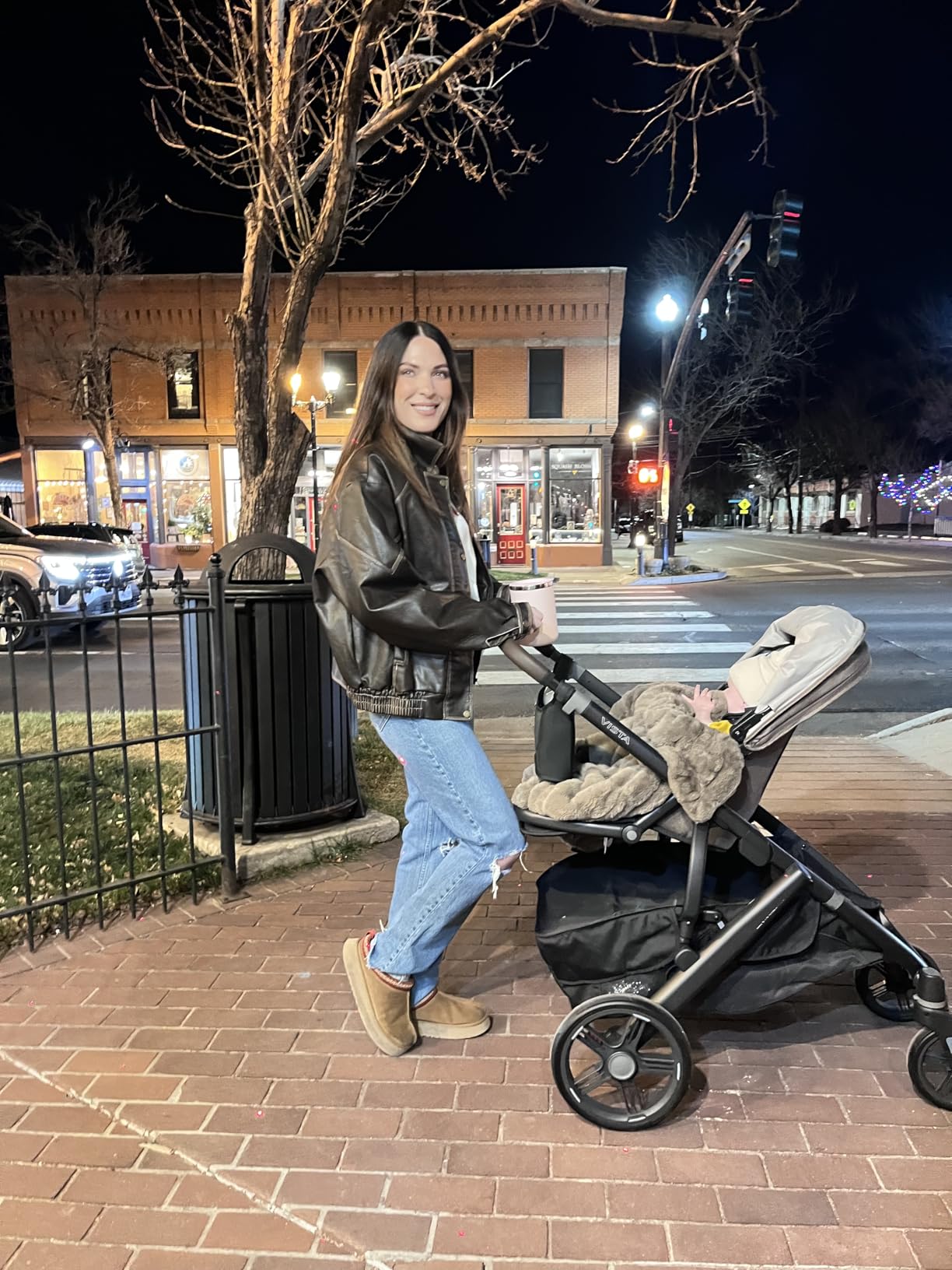 Vista V3 Convertible Single-to-Double Stroller for Baby & Toddler, 30+ Configurations, Car Seat Compatible, All-Wheel Suspension, XL Basket - Greyson (Charcoal Mélange/Carbon Frame) customer photo 2