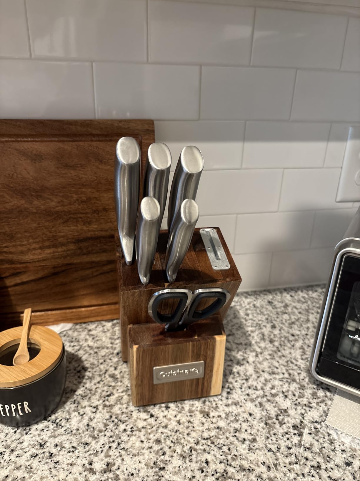 Cuisinart 7 Pc Stainless Steel Essentials Cutlery Block Set with Built in Sharpener customer photo 1