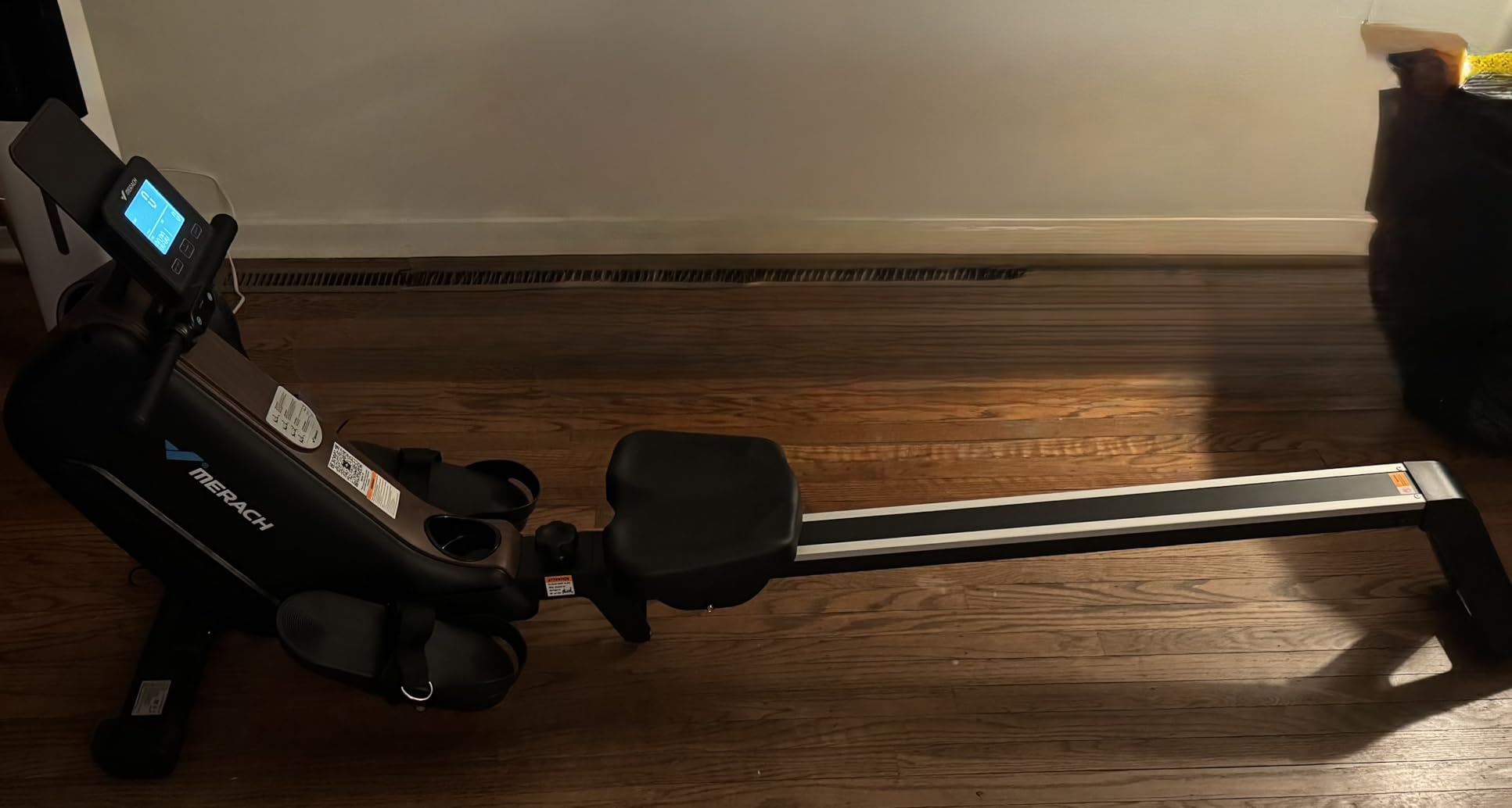 MERACH Rowing Machines for Home, Powerful Electromagnetic Row Machine with 51.2