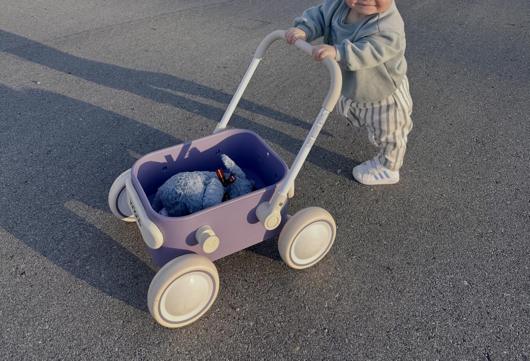PULA Baby Push Walker with Wheels Toddler Wagon for First Learner Baby Toys 6-12 Months, 1 Year Old Birthday Gifts, Indoors and Outdoors (Green) customer photo 2