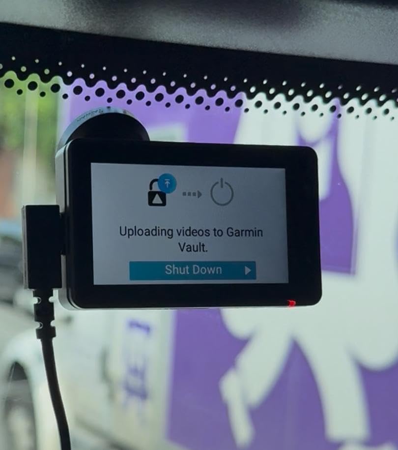 Garmin Dash Cam X310, Compact 4k Ultra HD Touchscreen Dash Cam with a 140-degree Field of View, Built in Clarity Polarizer, Voice Controlled, GPS, 2.4
