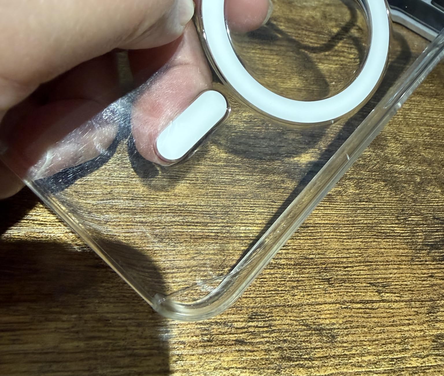 Apple iPhone 16 Pro Max Clear Case with MagSafe and Camera Control: Lightweight Phone Case, Wireless Charging Compatible, Smooth Glossy Finish customer photo 2