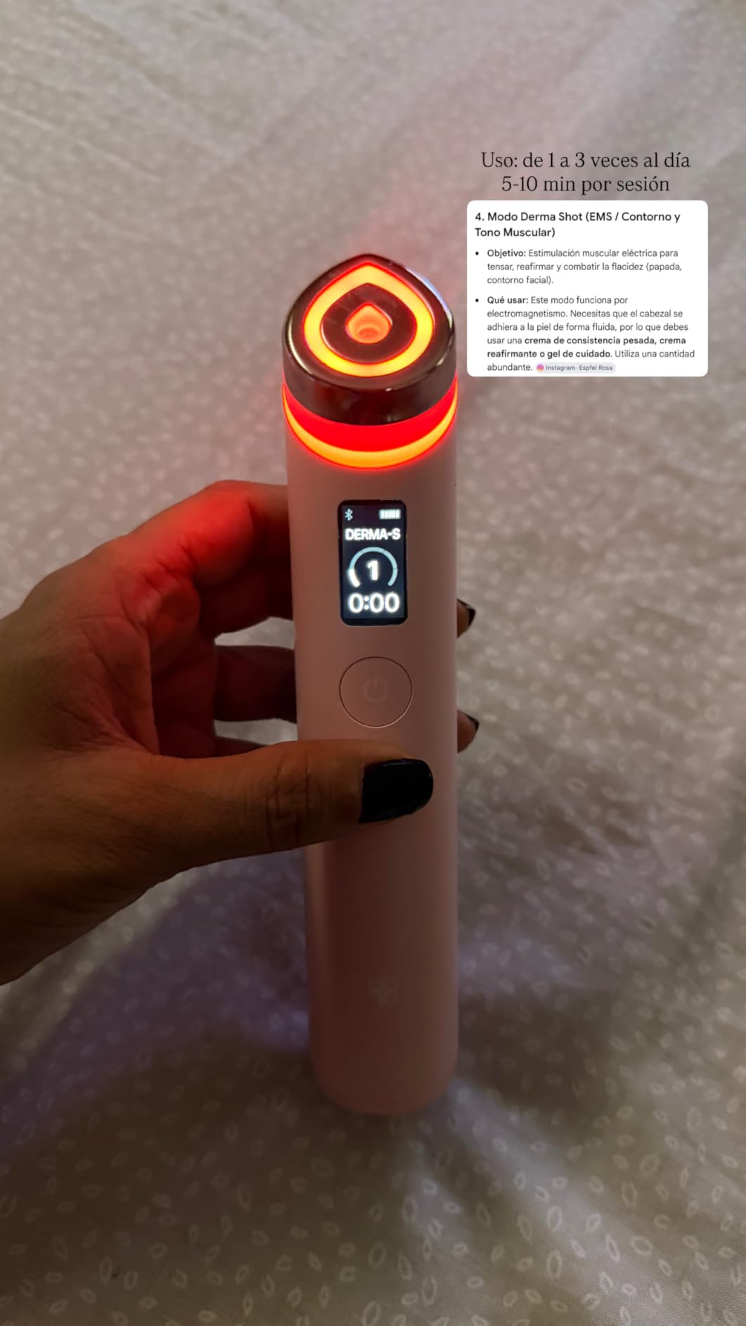 medicube Booster Pro | 6-in-1 Real Glass Glow Beauty Massager | Korean Skin Care | Pink customer photo 1