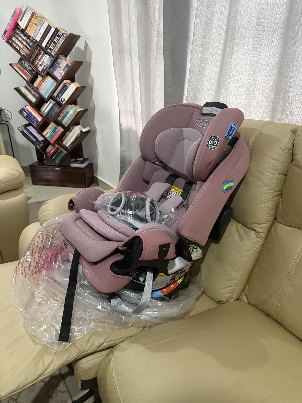 Graco 4Ever DLX 4-in-1 Baby Car Seat, Infant to Toddler Car Seat, 10 Years of Use, Rear-Facing, Forward-Facing, Highback Booster, and Backless Booster Seat Modes, Charlie customer photo 1