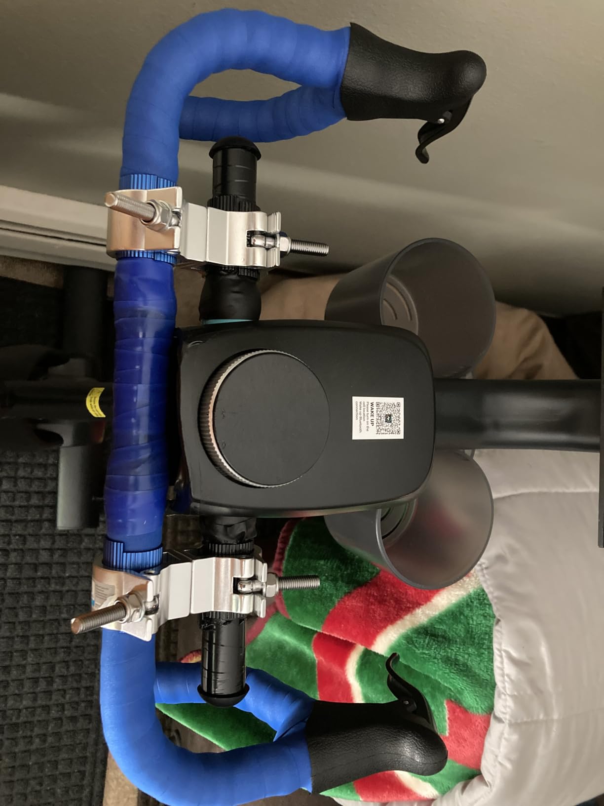 Merach Exercise Bike, Magnetic Friction Stationary Bike with Brake Pad and Exclusive App customer photo 1