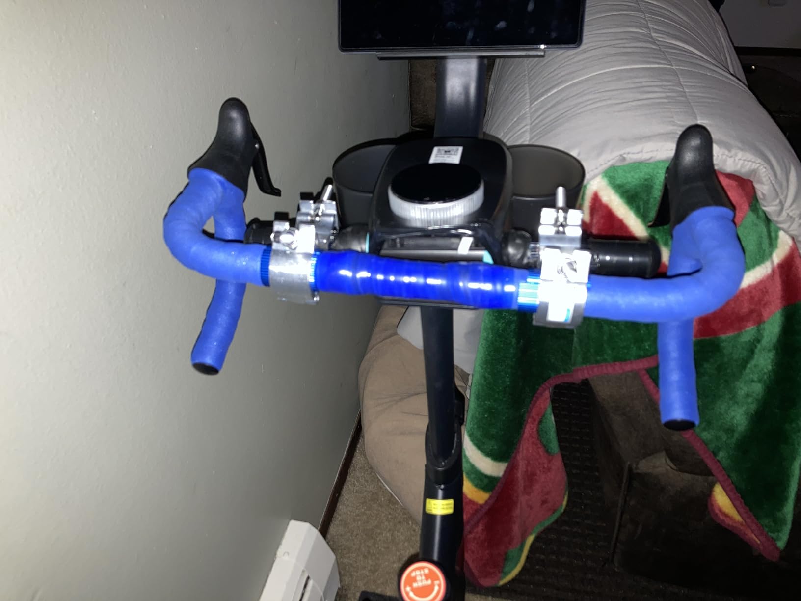 Merach Exercise Bike, Magnetic Friction Stationary Bike with Brake Pad and Exclusive App customer photo 2