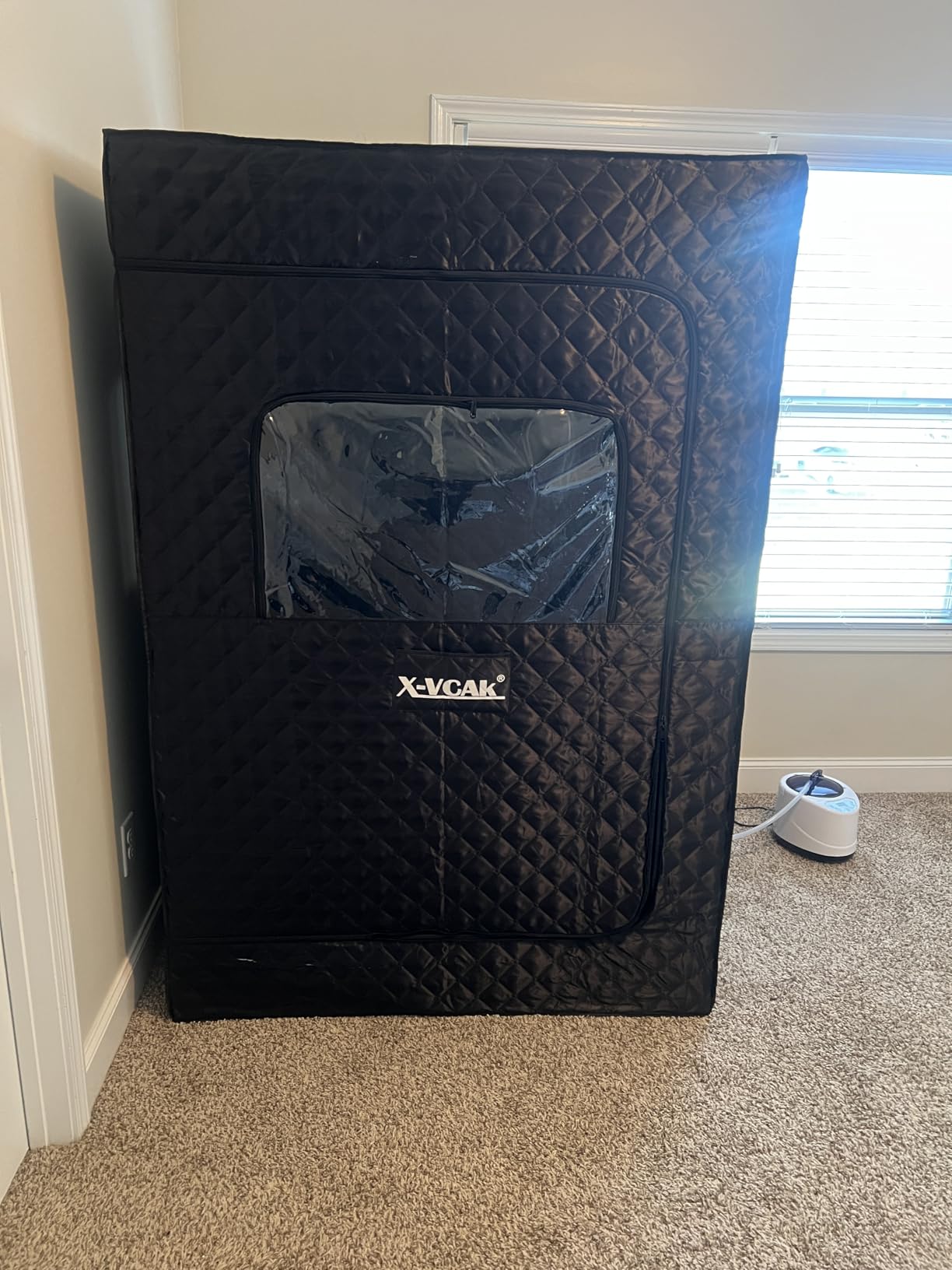 X-Vcak 2 Person Sauna, Extra Large Sauna, Portable Steam Sauna Tent with 2 Steamers, 2 Folding Chair, 71