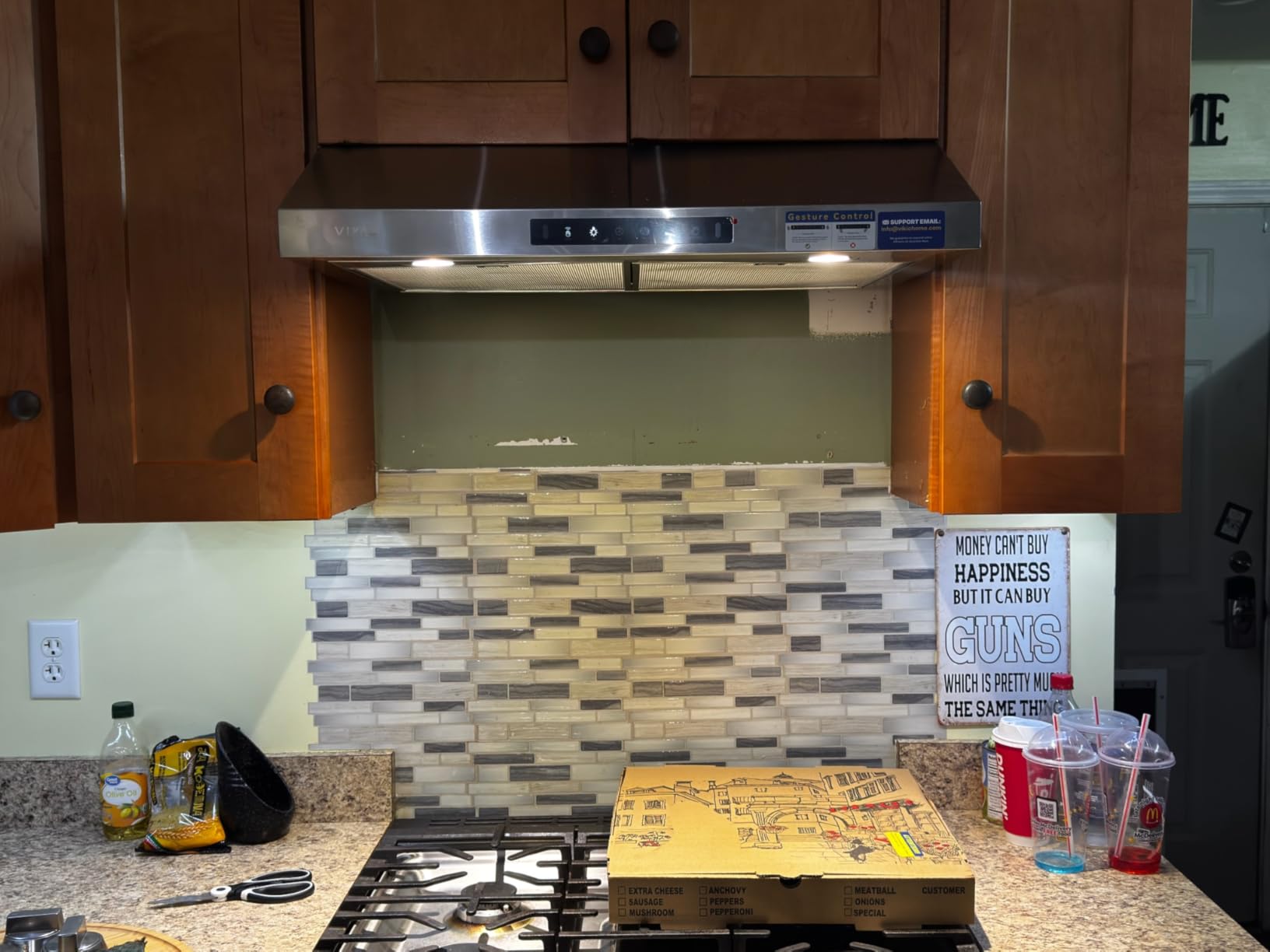 VIKIO HOME 30 Inch Under Cabinet Range Hood 900 CFM, Dual Motor Powerful Kitchen Vent Hood, Gesture & Touch Control, Ultra Quiet DC Motor, Dishwasher-Safe Filters, LED Lights, Stainless Steel customer photo 2
