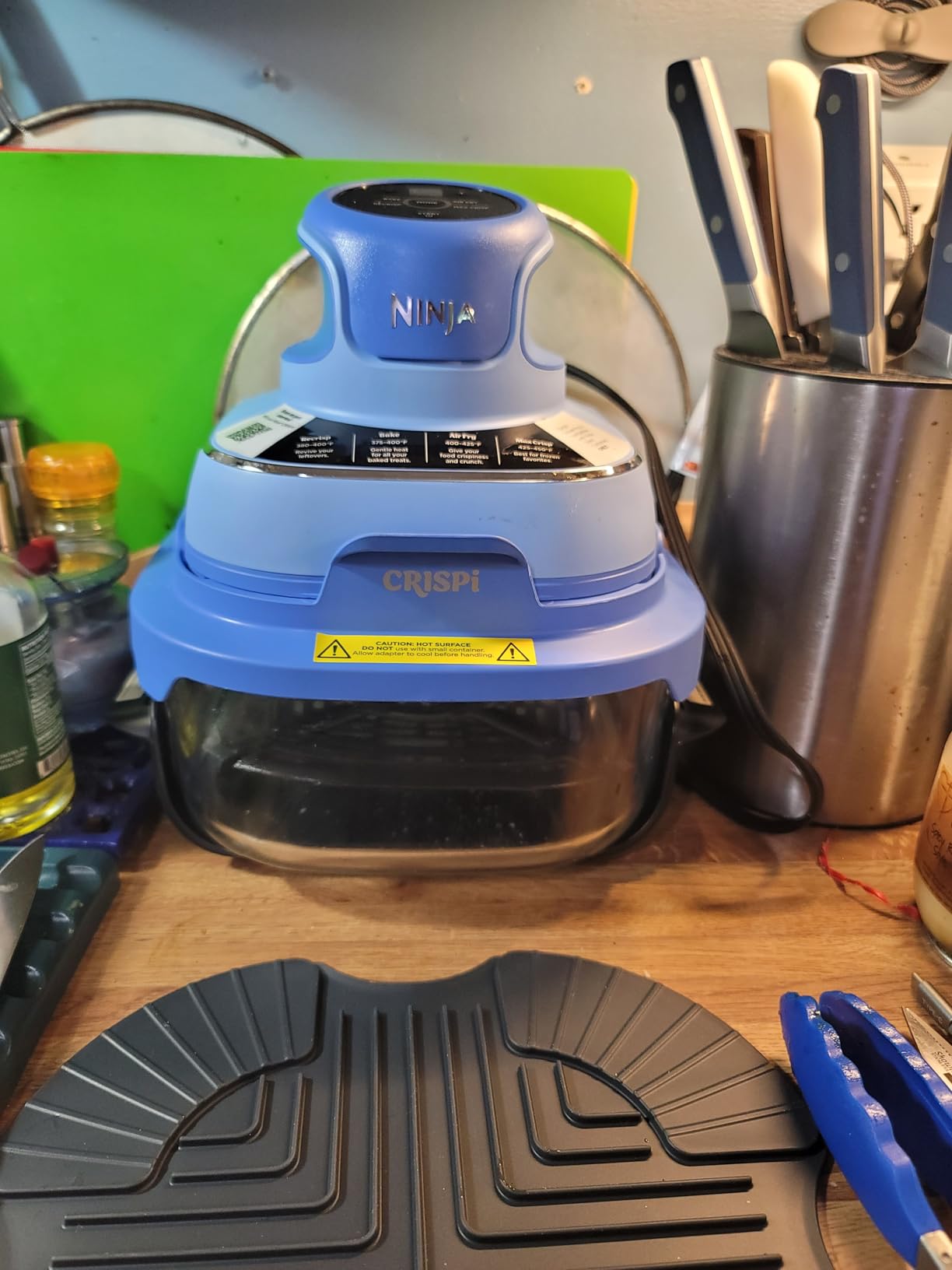 Ninja Crispi 4-in-1 Glass Air Fryer, 450F, Non Toxic, 4QT, FN101ST customer photo 2