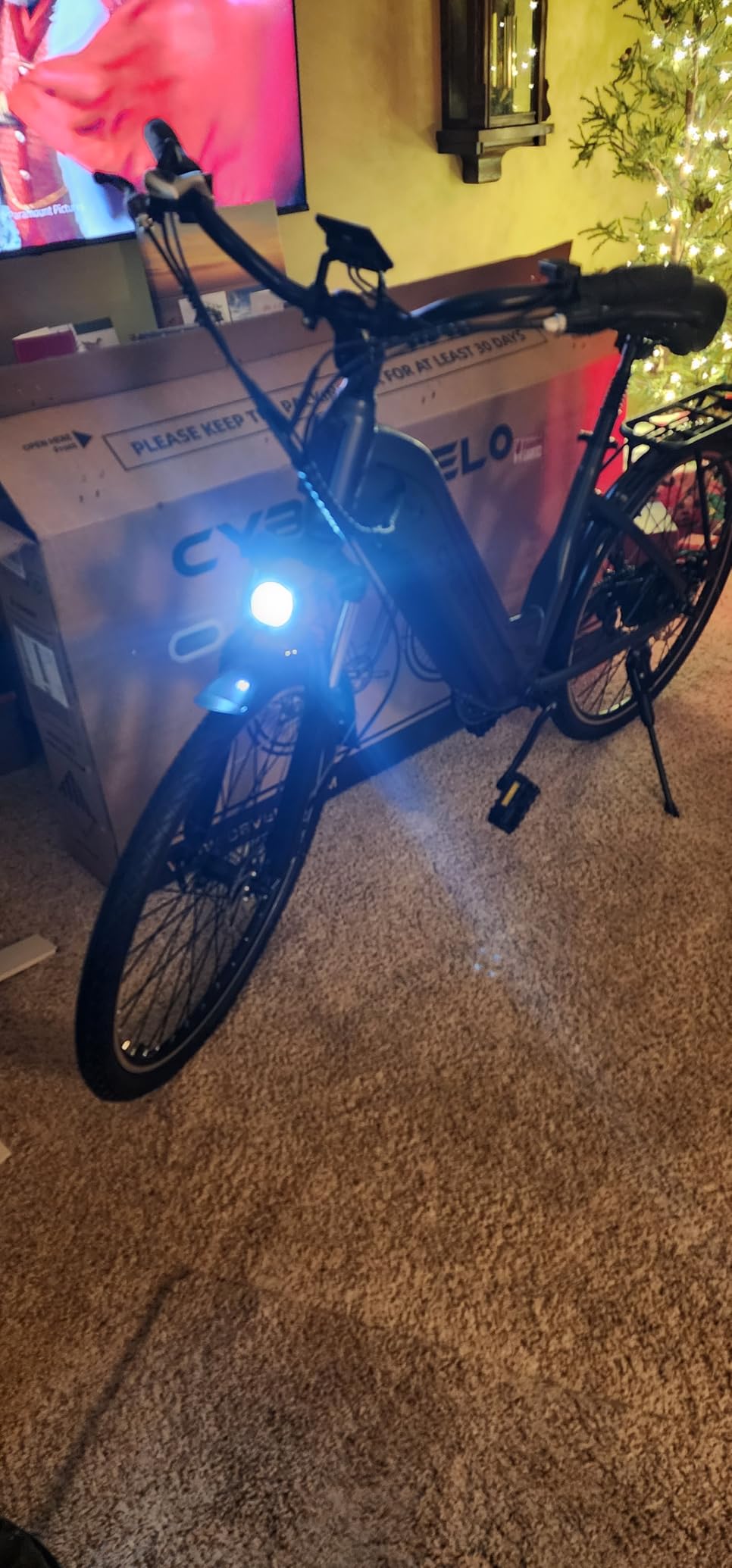 Cybervelo 750W Peak Electric Bike for Adults, up 80 Miles Removable Battery Ebike, 26