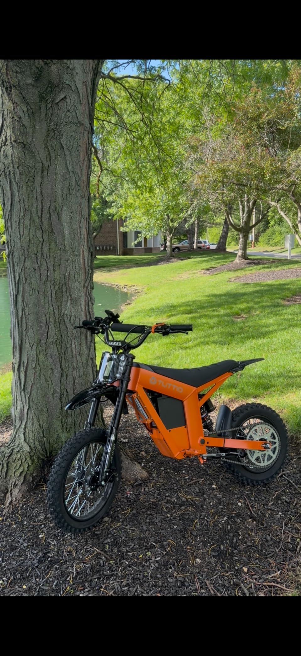 Tuttio Electric Dirt Bike Adults 2000W/3000W 220NM Electric Bike 48V 21AH Removable Battery with Hydraulic Brakes customer photo 2